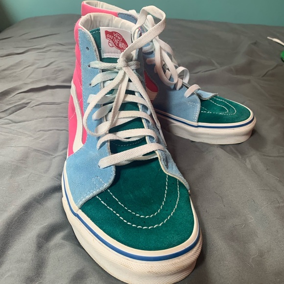 Vans Color Block High Top Sneaker (M 8.5) - Picture 3 of 3